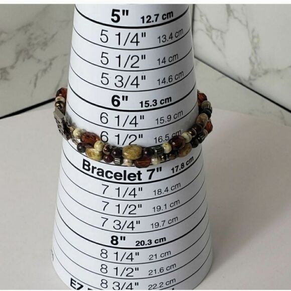 ARTISAN Double Strand Glass Bead Bracelet - Picture 5 of 5